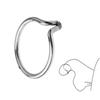 Stainless Steel Penis Rings With Hook Time Lasting Erection Sex Toys for Men Foreskin Corrector Resistance Ring Adult Supplies