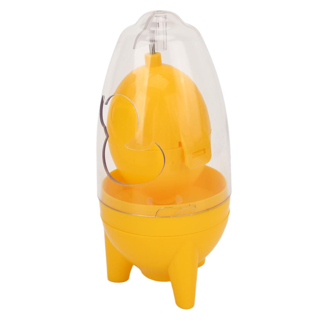 Egg Scrambler Manual Puller Portable Egg Yolk White Mixer with Silicone Pad for Golden Egg Making Yellow