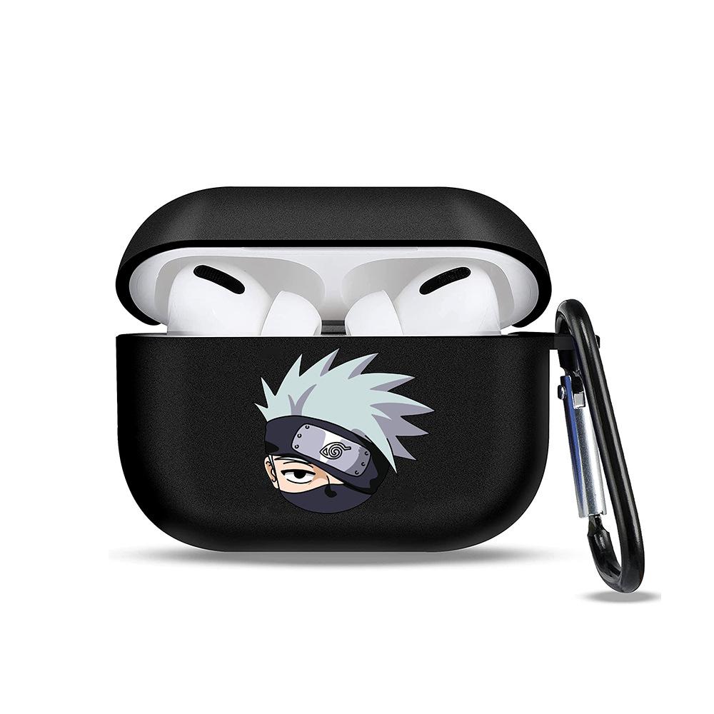 Чехол для наушников Naruto для Apple Airpods 1 2 3 Pro 2 Мягкий аниме-чехол для защиты Bluetooth-наушников Air Pods Pro