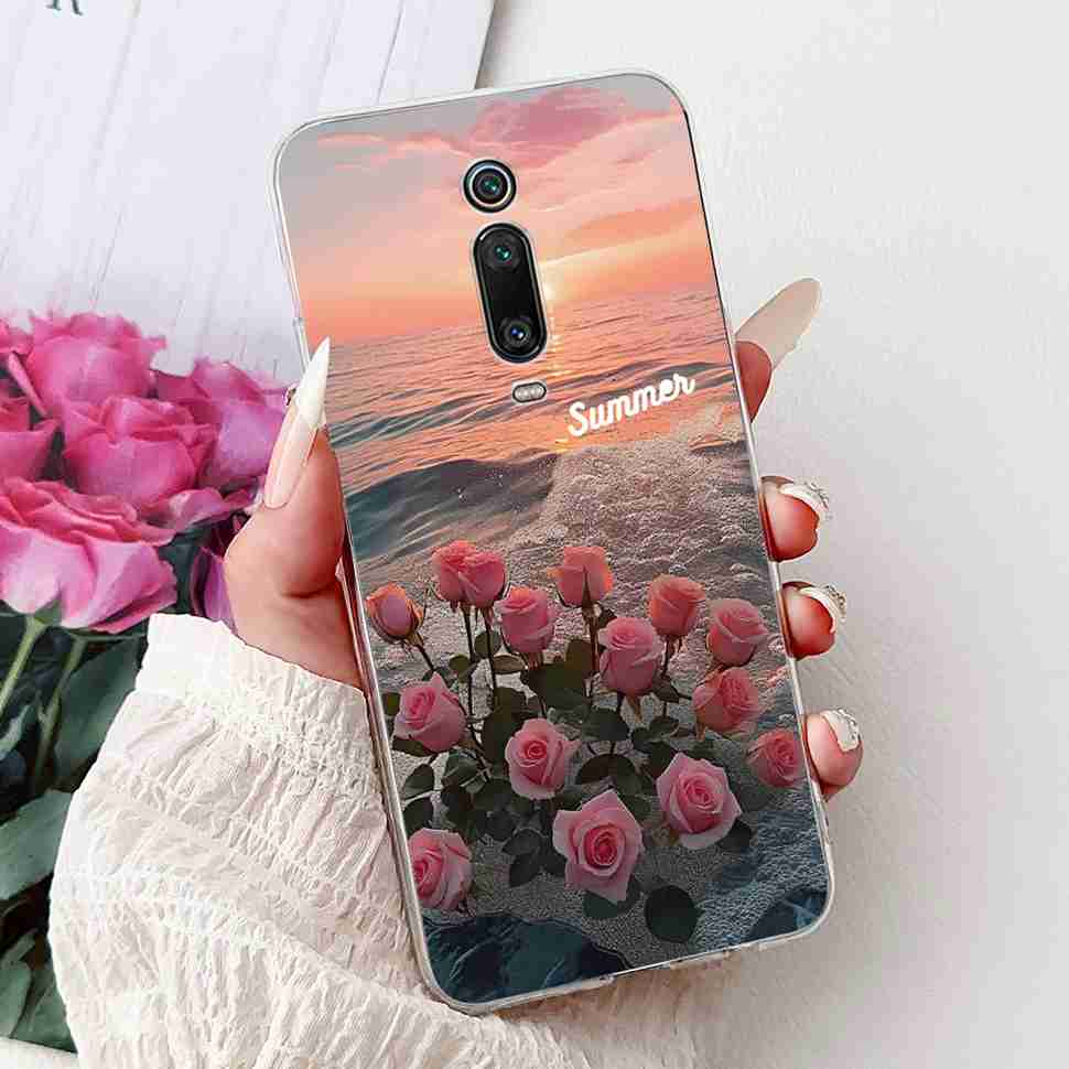 Чехол для Xiaomi Mi 9T M1903F10G, модная расцветка, мягкий силикон, ТПУ-покрытие, для Xiaomi Mi 9T Mi9t 6.39", чехол с рисунком "Цветочная девочка"