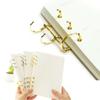 2Pcs/Lot Plated Metal Craft Hinged Binder Album Scrapbook Clips Loose Leaf Ring