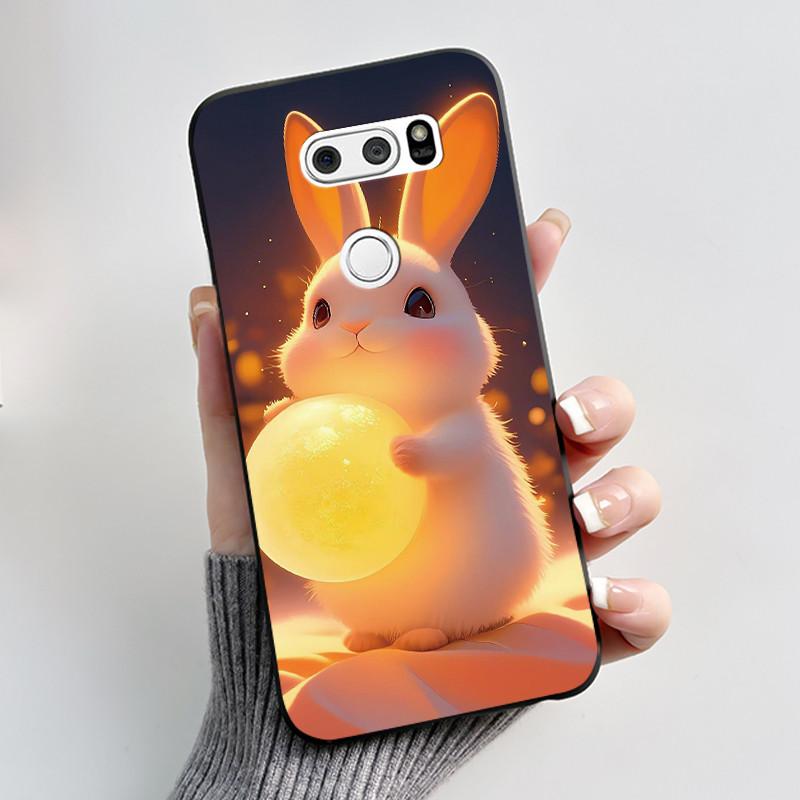 Чехол для LG V30 V30+ V30S V30S+ V35 V35+ ThinQ Тонкий Мягкий Черный Силиконовый Чехол Эстетичный Роскошный Милый Крутой Задняя Крышка для Мальчиков Девочек
