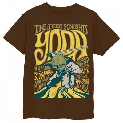 Футболка с плакатом Yoda Rock для мальчиков
