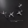 High-End Light Luxury Star Ear Bone Clip Earrings for Women