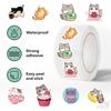 500 шт./рулон Q Sweet Cat Kids Rewards Stickers - DIY Scrapbooks Декор Альбом Запечатывание Этикетки Наклейки