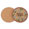 Tea Coasters Placemats Non-slip Cork Coasters Wooden Cup Mat Anti-hot Heat Pad Heat Resistant