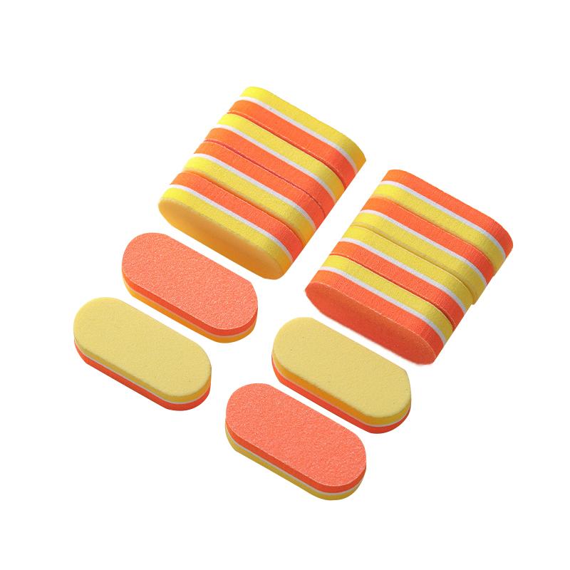 10Pcs Professional Mini Sponge Nail Art Buffer Sandpaper Manicure Sanding Polishing Nails File Grinding Equipment Tool