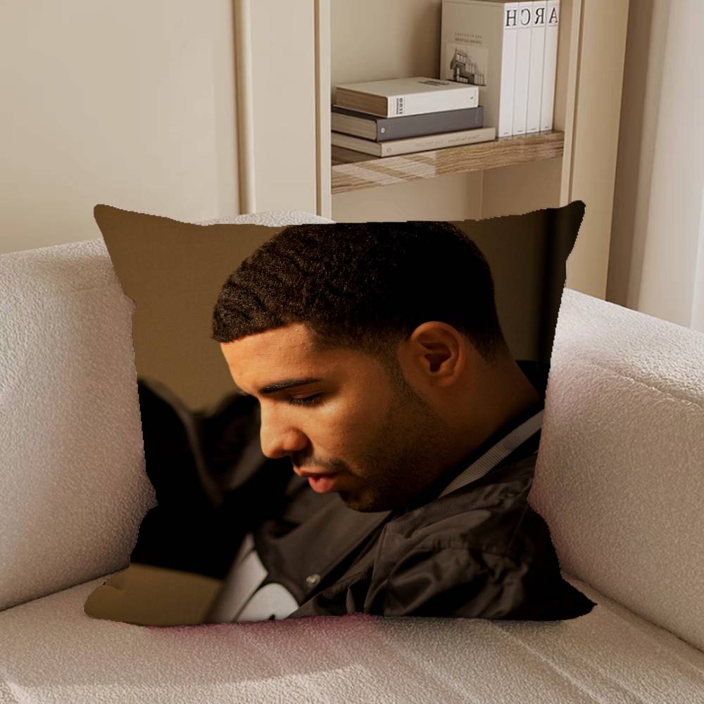 RAPPER Drake Cushion Cover Pillow Cover Decor Pillowcase Printed Cushion Case For Couch