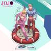 Jojos Bizarre Adventure Stand Model Plate Stone Ocean Series Jolyne Cujoh Weather Report Figure Acrylic Stands Holder Desk