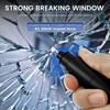 Автомобильный стеклобой 2в1 Автомобильный аварийный молоток Аварийный стеклобой Перерезать ремень безопасности с базой для хранения Инструмент для спасения Автомобильный аксессуар