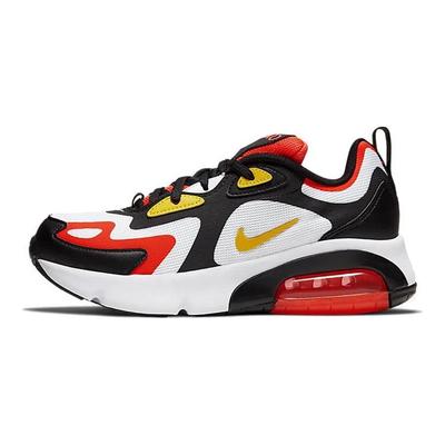 Детские кроссовки Air Max 200 GS Black Chrome-Yellow White AT5627-005