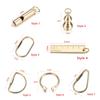 Unique DIY Craft Tools Whistle Ruler Pendant Key Ring Brass Keychain Jewelry Accessories