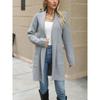 Women's Autumn and Winter Cardigan Casual Loose Lapel Long Sweater