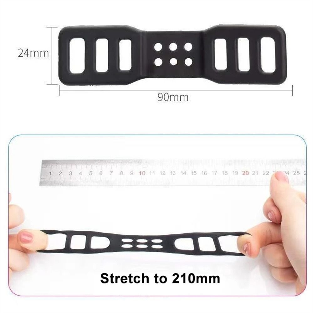 Silicone Bandage Silicone Straps Mount Cycling Elastic Strap Bike Light Mount Bicycle Light Bandage