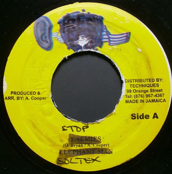7inch Record SOLTEX 3000 - Stop NONE Fresh Ear Jamaica Reggae, Ska & Dub Used