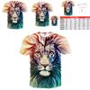Premium Quality Lion Animal 3d Print T-shirt For Men And Women In All Sizes
