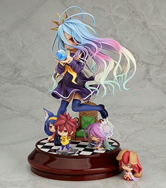 No Game No Life Широ Масштаб ABS ПВХ Раскрашенная Полная Фигурка Вторая Перепродажа 1/7 &