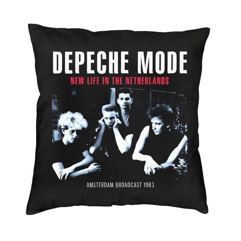 Heavy Metal Rock Band Depeche Cool Mode Throw Pillow Covers Decor Home Kawaii Cushions for Sofa Square Pillowcase