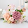 1pc Rose Chrysanthemum Silk Artificial Flowers For Wedding Home Vase Christmas Wreath Garden Party Diy Gift Decoration Hot Sales