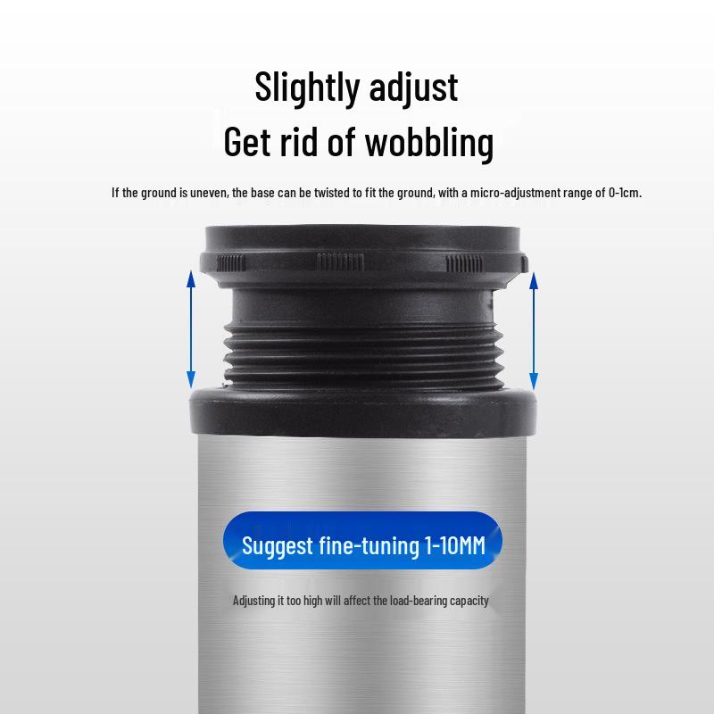 Утолщенные регулируемые ножки для шкафа из нержавеющей стали - Мебель, диван, ножки для поддержки журнального столика, дизайн с круглой трубой.