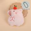 Милый мультяшный пищащий капибара брелок подвеска игрушки мягкий плюшевый капибара брошь рюкзак декор мини школьный портфель аксессуары подарок
