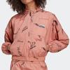 adidas Оригинальные куртки женские розовые с воротником-стойкой умеренные другие GD3041