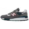 998 Classic Grey Navy White Unisex Sneakers Green Navy-White M998CRA