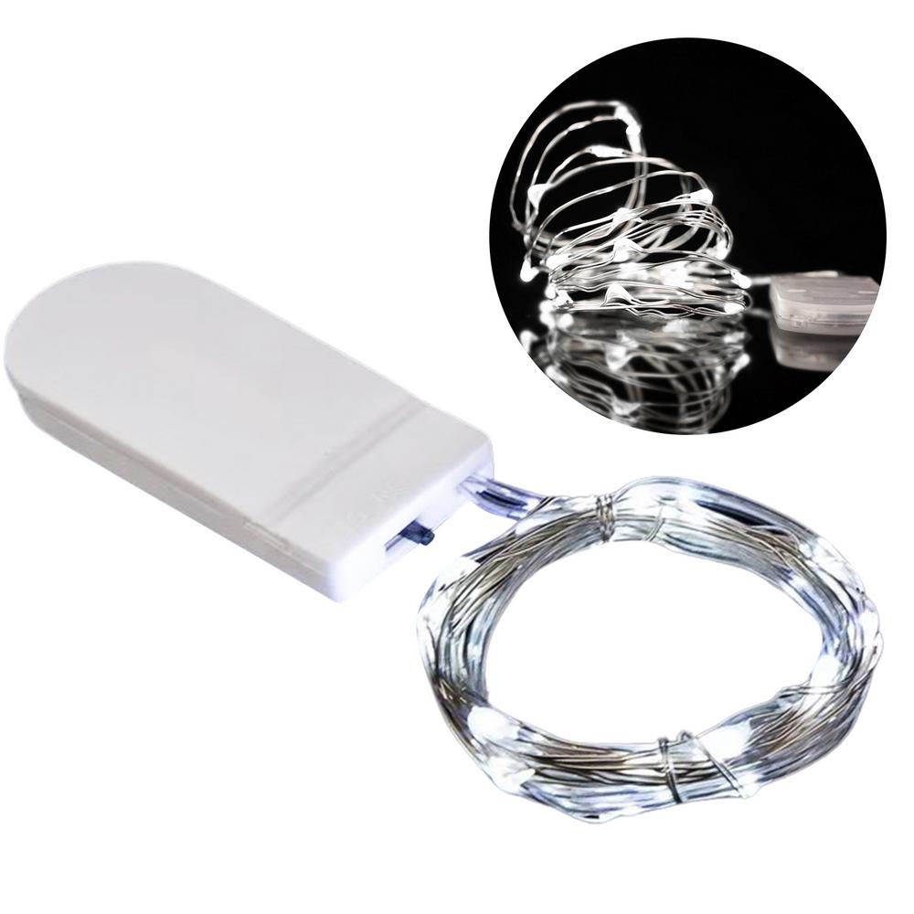 1M 10LED String Lights Waterproof Led Copper Wire Fairy Lights Battery Operated DIY Wedding Party Christmas Decoration Lights