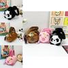 Adorable Capybara Plush Cartoon Handheld Purse Stylish Kids Crossbody Bag For 2024