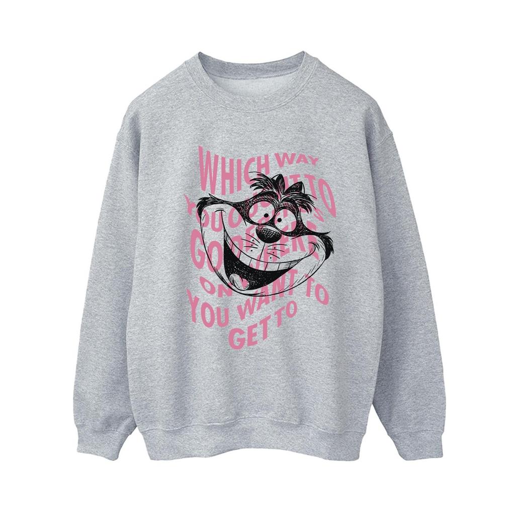 Disney Womens/Ladies Alice In Wonderland Chesire Cat Sweatshirt