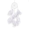 Dream Catcher Pearls and White Feathers Dream Catcher