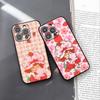 Мультяшный чехол для телефона Клубничный торт S для iPhone 17 Pro Max 16 15 14 Pro Max 13 11 X Xs Xr 8 7Plus Силиконовый чехол