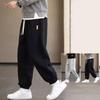 Men's Sweatpants Sportswear Waist Casual Baggy Pants Black Grey Joggers Trousers