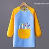 Kids' Waterproof Art Smock with Long Sleeves & Reversible Bib