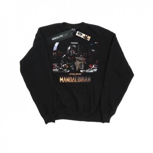 Star Wars Mens The Mandalorian Child On Board Sweatshirt