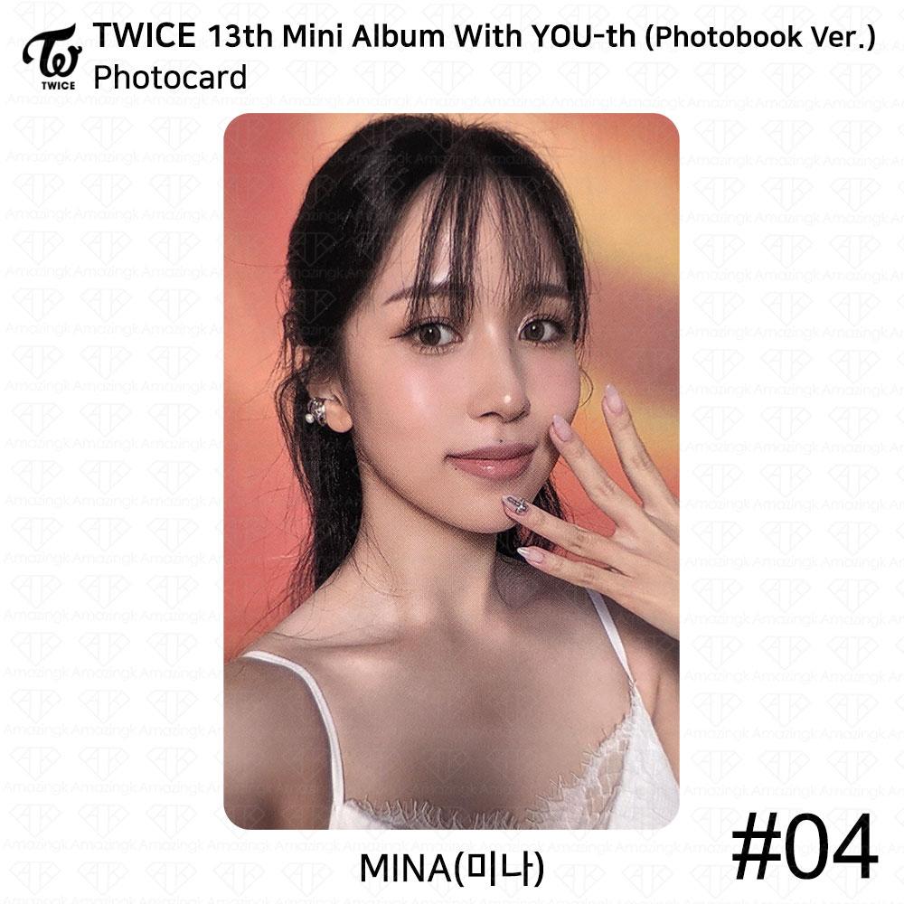 Twice 13-й мини-альбом с молодежной фотокарточкой YOU-th, постером, пленкой, стикером Mina KPOP K-POP