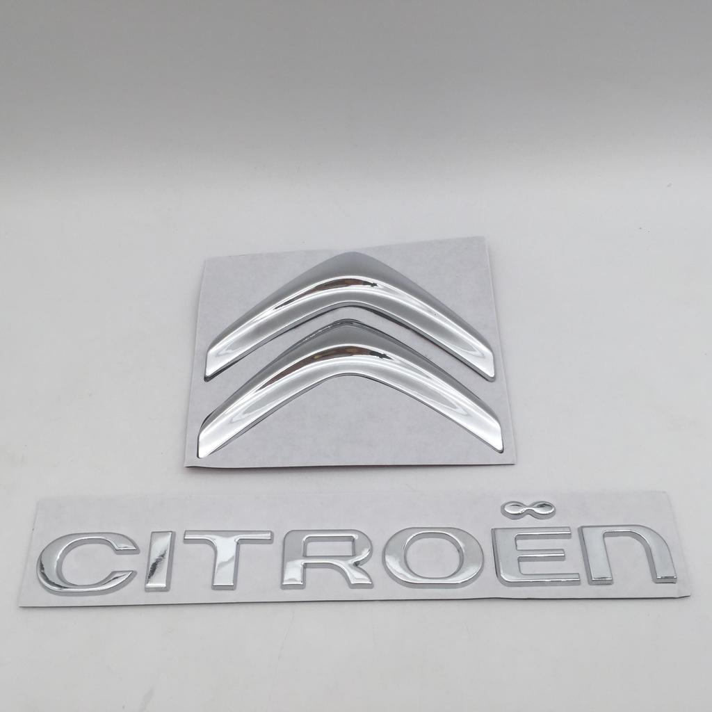1 шт. 3D металл для Citroen Буквы автомобиля Передний значок на капот Наклейка на капот Задний значок на багажник Наклейка Стайлинг автомобильные аксессуары