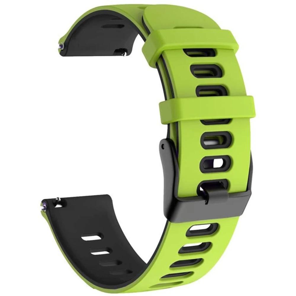 Силиконовый ремешок 20 мм 22 мм для Garmin Forerunner 265/265S/Venu3 Спортивный сменный ремешок для HUAWEI Watch GT5 46 мм 5 Pro Браслеты
