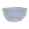 Diesel Fashion Casual Versatile Logo Decorated Cotton And Leather Crossbody Waist Bag Women bags Blue X08708P5142H0918