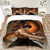 3Pcs Bruce Lee Dragon Power Bedding Set Quilt Cover Pillowcase Home Christmas Xmas Halloween Gift 1 Duvet Cover 2 Pillowcase M924420