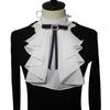 Faux Collar Victorian Detachable Collar Ruffled Lace Jabot Neck Collar Costume