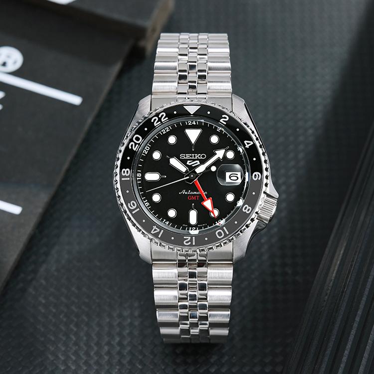 Seiko Классические консервы SEIKO5 Водонепроницаемость 100 м Механический механизм Стальной ремешок SSK001K1