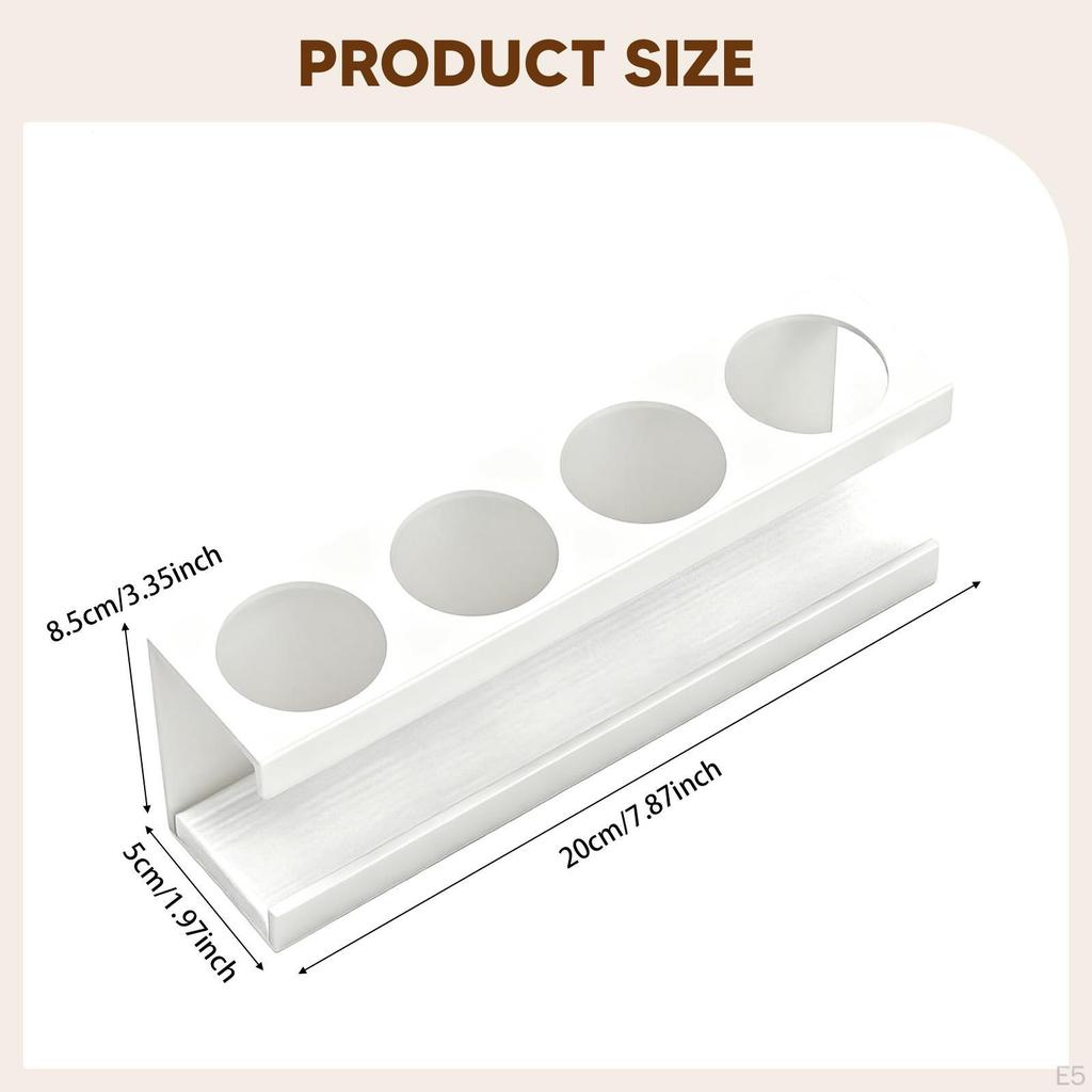 Electric Toothbrush Holder 4 Slots Storage Rack Household Wall Mounted Tooth Brushing Organizer for
