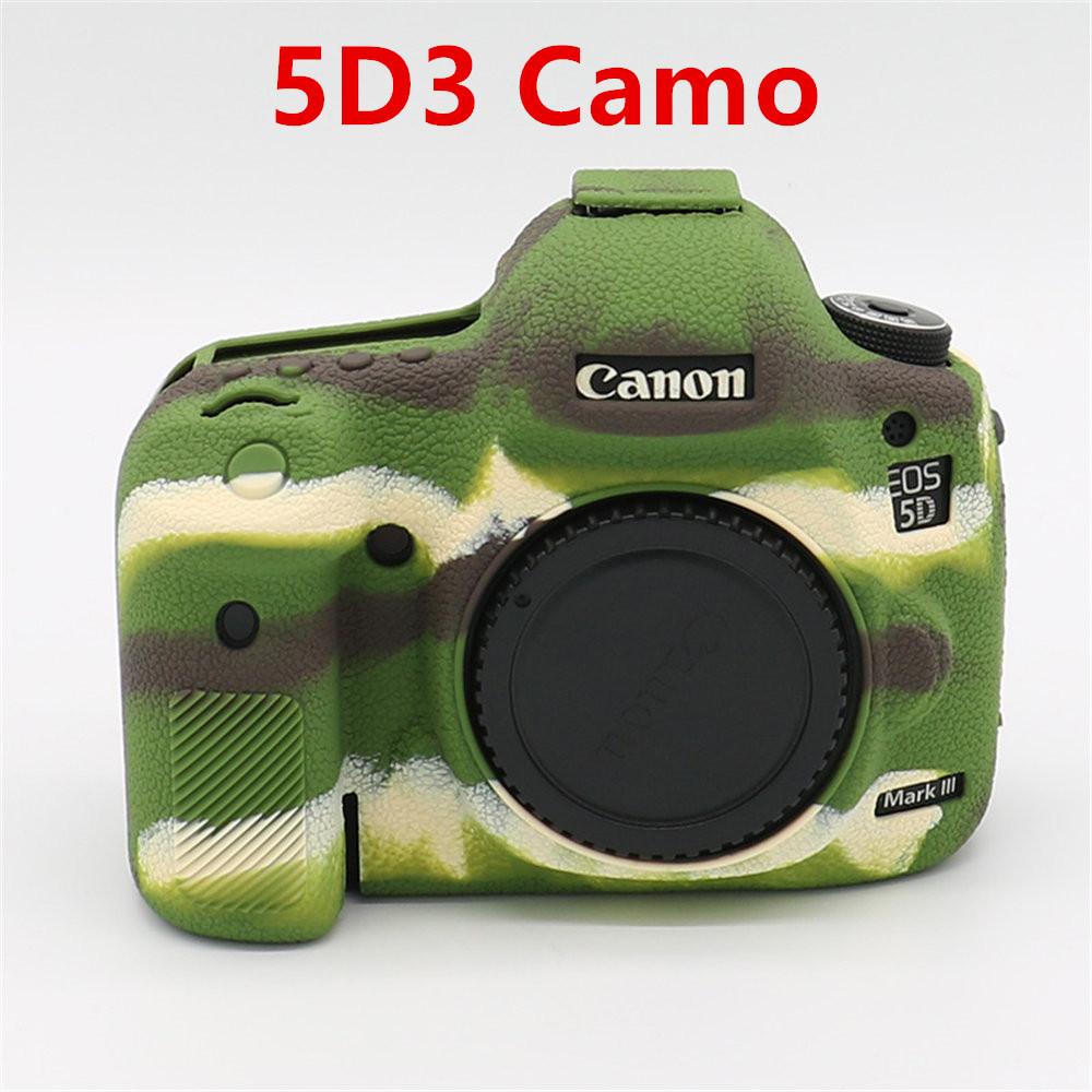Мягкий силиконовый чехол для корпуса камеры с рисунком личи для Canon EOS 5D3 5D4 R50 R6 R6II R8, резиновая накладка-скин