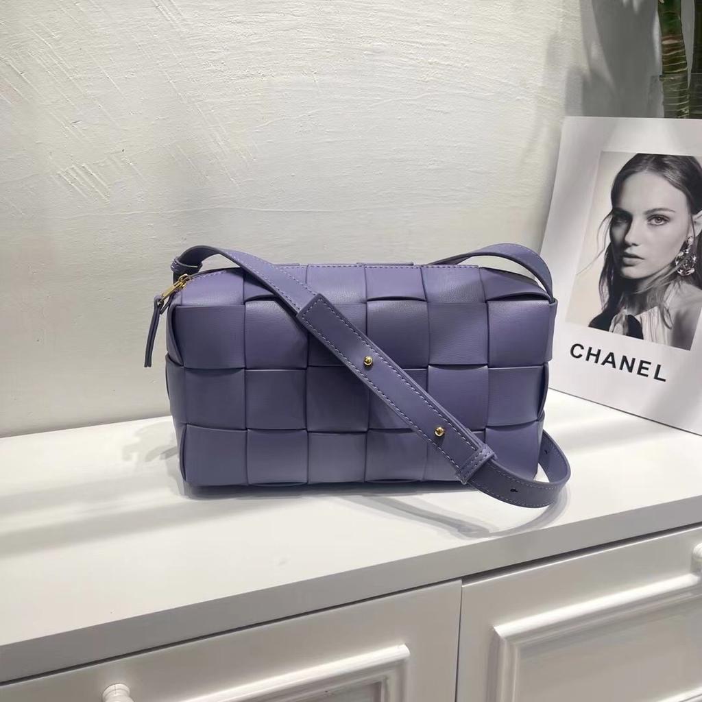 Вязаная сумка-подушка для женщин, новая сумка из натуральной кожи подмышкой, одно плечо, маленькая сумка через плечо, мягкая кожа, модная