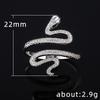 Wind Fashion Personality Exaggerated Snake Ring, Snake Punk Style Nightclub Ring