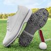 Men's Non-slip Spiked Golf Shoes - Outdoor Sports Casual with Embroidery