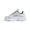 Ozmillen Elastic Lace J White Bright Blue Kids Sneakers Cloud-White Grey-One IE5558