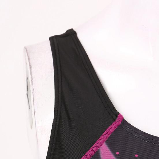 Женское летнее сексуальное монокини с v-образным вырезом без рукавов и открытой спиной, спа-купальник с принтом, цельный купальник, пляжная одежда