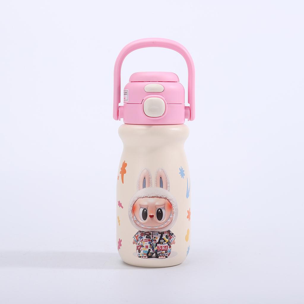 316 Stainless Steel Thermos Cup Cute Cartoon Student Cup Large Capacity Double Drink Children's Water Cup